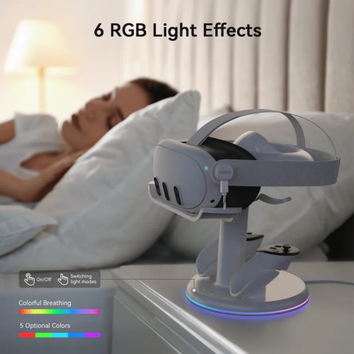 AMVR CD2 3 az 1-ben mágneses töltőállomás (Quest 3/3S)