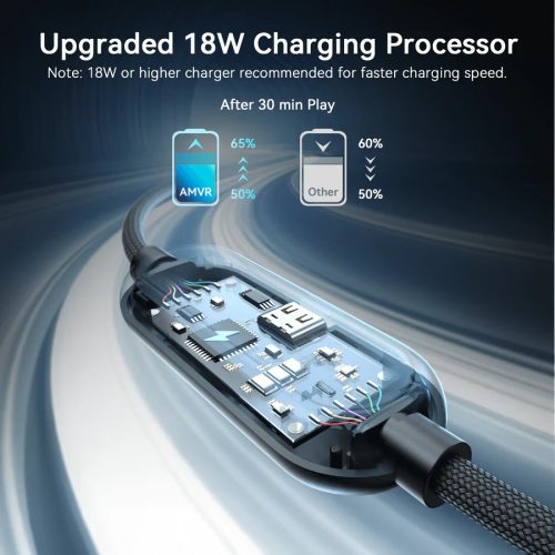 AMVR Link kábel töltőporttal, 4,8m (Quest 3/3S/2)