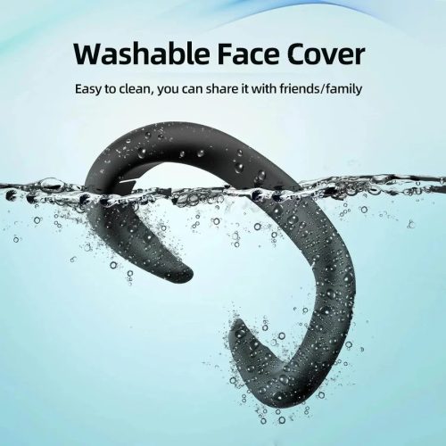 AMVR Szilikon arcmaszk Quest 3-hoz (fekete)