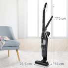 Bosch Flexxo Serie | 4 - 21.6 V-os vezeték nélküli 2 az 1-ben kézi és rúdporszívó (fekete) - outlet termék
