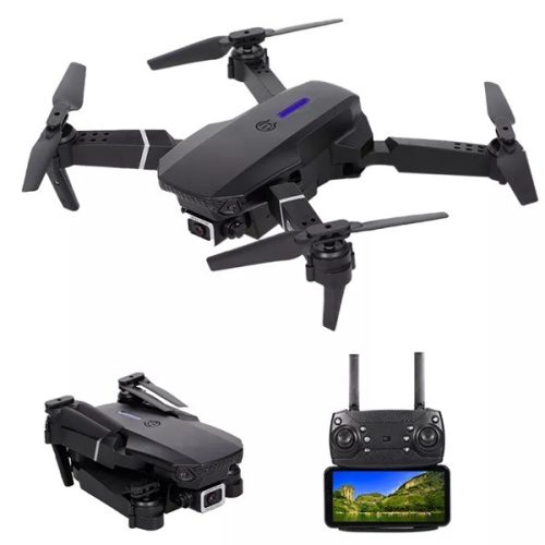 feketeBIRD Mini Drón - Hordtáskával + kivehető akku + propeller védő, Fekete