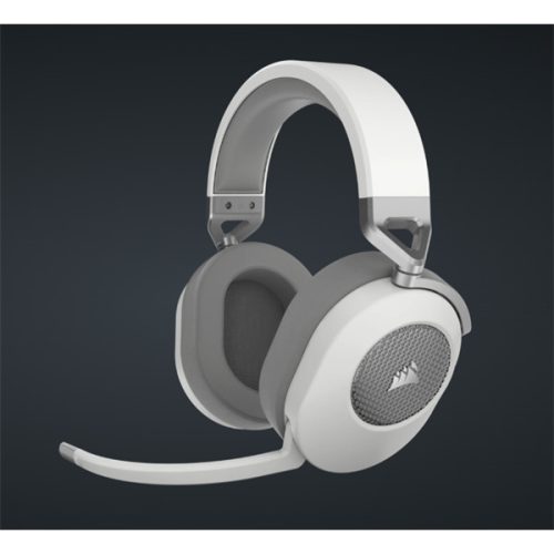 CORSAIR Vezeték Nélküli Headset, HS65 vezeték nélküli Gaming, Dolby 7.1 Hangzás, fehér