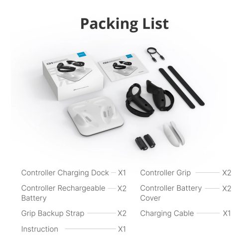 BOBOVR CD3 kontroller töltő (Quest 3/3S)