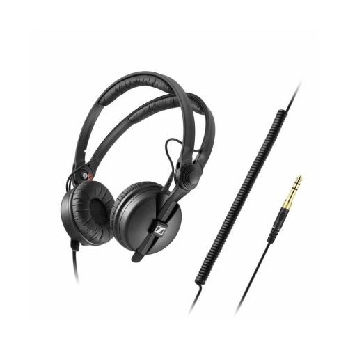 Sennheiser HD 25 Plus Over-Ear fejhallgatók cserélhető kábelekkel, fekete EU.