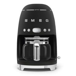   Smeg DCF02BLMEU filteres kávéfőző (12 csészéig, 2 intenzitási szint, melegen tartó funkció, 1050 W, matt fekete)