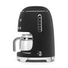 Smeg DCF02BLMEU filteres kávéfőző (12 csészéig, 2 intenzitási szint, melegen tartó funkció, 1050 W, matt fekete)