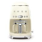 Smeg DCF02CREU filteres kávéfőző (aroma és automatikus indítás, üvegkancsó 12 csészéig, 2 intenzitási szint, melegítő funkció, 1050 W, krém)