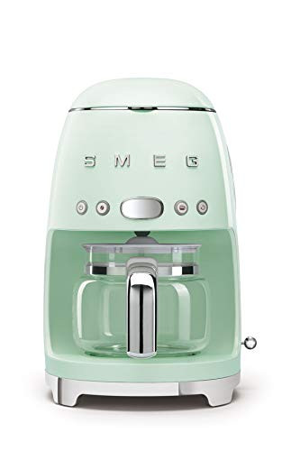 Smeg DCF02PGEU filteres kávéfőző (12 csészéig, 2 intenzitási szint, melegen tartó funkció, 1050 W, pasztell zöld)