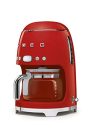 Smeg DCF02RDEU filteres kávéfőző (aroma és automatikus indítás, üvegkancsó 12 csészéig, 2 intenzitási szint, melegítő funkció, 1050 W, piros)
