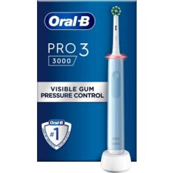 Oral-B Pro 3 3000 elektromos fogkefe (kék)