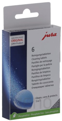 Jura 3 fázisú tisztítótabletták 6 darabos csomag