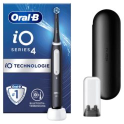   Oral-B iO Series 4 elektromos fogkefe (utazótokkal, matt fekete)