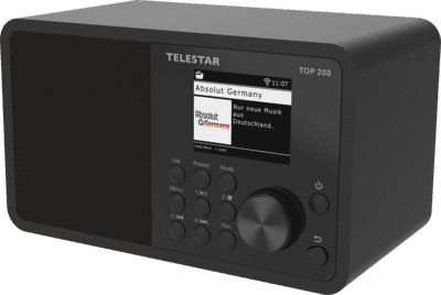 Telestar TOP 200 DAB+ internetrádió (fekete)