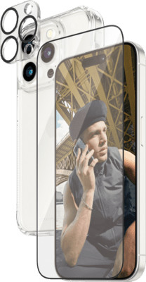 PanzerGlass iPhone 15 Pro 3 az 1-ben Csomag