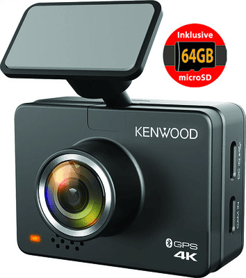 Kenwood DRV-A610W 4K UHD autós kamera 12/24V, app, 64GB microSD 