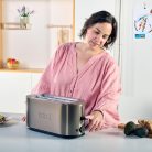 Black & Decker BXTO1501E hosszú nyílású kenyérpirító (rozsdamentes acél)