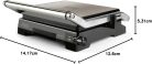 Black & Decker BXGR2200E kontaktgrill (rozsdamentes acél)