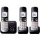 Panasonic KX-TG6823 vezeték nélküli telefon (fekete) - outlet termék
