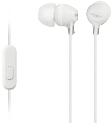 Sony MDR-EX15APW Fülhallgató 3,5 mm, fehér