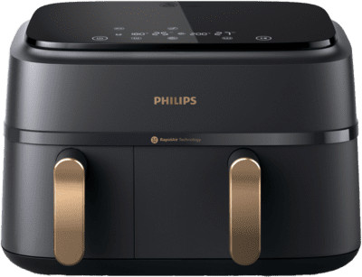 Philips NA352/04 3000 sorozat dupla forrólevegős sütő (fekete)