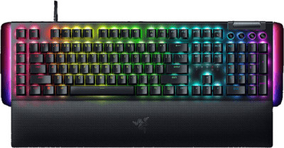 Razer BlackWidow V4 mechanikus billentyűzet, zöld switch (fekete)