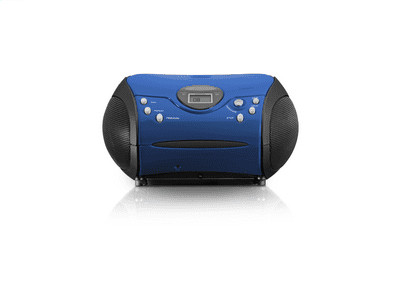 Lenco SCD-24 Hordozható rádió CD-lejátszóval Kék/Fekete