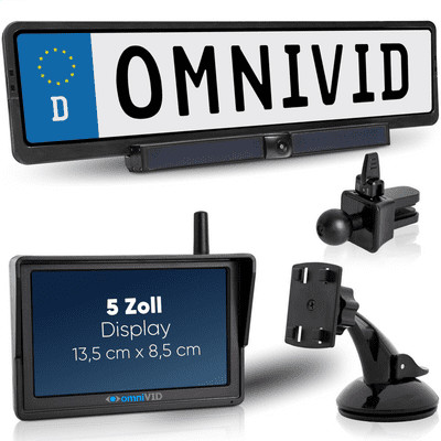 omniVID Solar5 vezeték nélküli tolatókamera rendszer