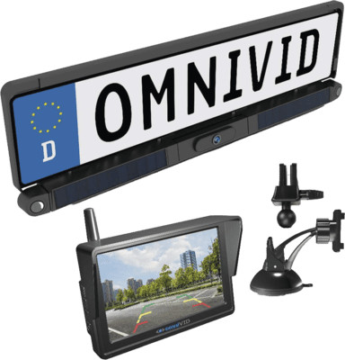 omniVID Solar6 vezeték nélküli tolatókamera rendszer