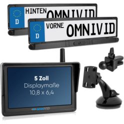 omniVID Solar6 DUO vezeték nélküli tolatókamera rendszer