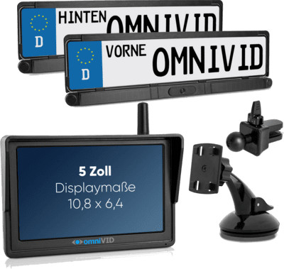 omniVID Solar6 DUO vezeték nélküli tolatókamera rendszer