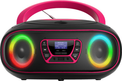 Denver TDB-212 rádió FM/BT/USB/CD/AUX (rózsaszín)