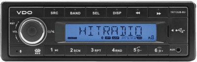 VDO TR712UB-BU FM RDS tuner USB/AUX/BT (fekete)