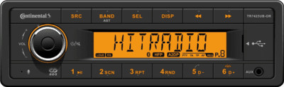Continental TR7423UB-OR FM RDS tuner USB/AUX/BT 24V (rövid)