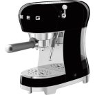 Smeg ECF02BLEU eszpresszó kávéfőző (cappuccino gőzölő, thermoblock, nagy csésze tartó, dupla kávé, 1l, fekete)