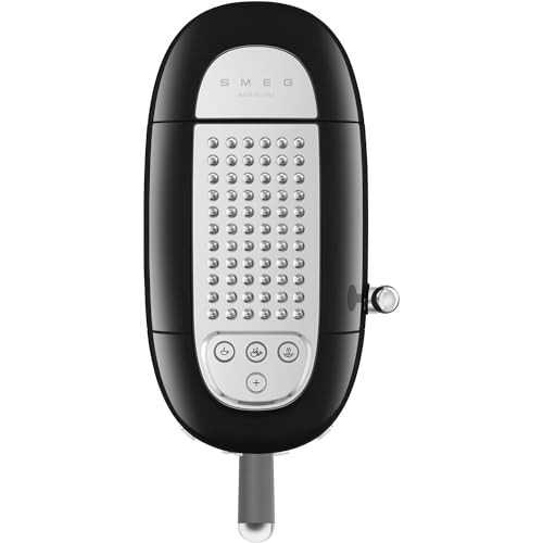 Smeg ECF02BLEU eszpresszó kávéfőző (cappuccino gőzölő, thermoblock, nagy csésze tartó, dupla kávé, 1l, fekete)