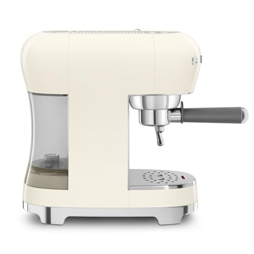 Smeg ECF02CREU eszpresszó kávéfőző (cappuccino gőzölő, thermoblock, nagy csésze tartó, dupla kávé, 1l, krém)