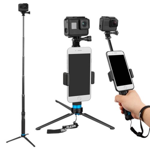 Selfie stick Telesin állvány sportkamerákhoz (GP-MNP-090-S)