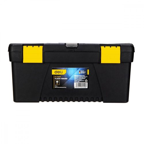 Deli Tools EDL432417 szerszámosláda 15'' (sárga)