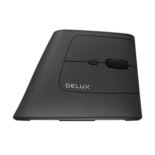 Delux MV6 Vezeték nélküli ergonomikus egér DB BT+2.4G  (black)