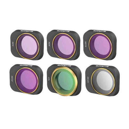 6 féle szűrő lencse Sunnylife UV+CPL+ND 4/8/16/32 DJI Mini 3 Pro-hoz (MM3-FI419)