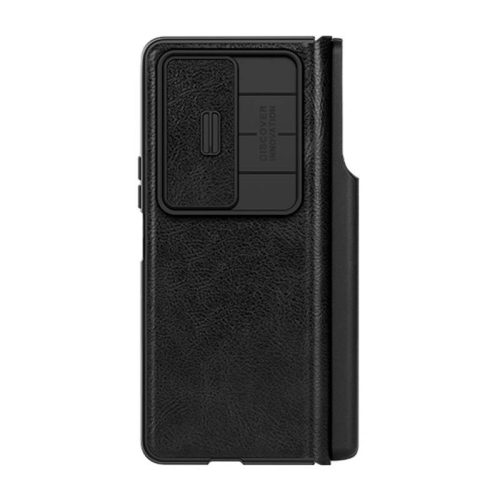 Nillkin Qin bőr tok Samsung Z Fold 4 5G (fekete) - outlet termék