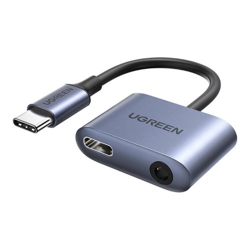 UGREEN CM231 hangadapter USB-C – mini Jack 3,5 mm (szürke)