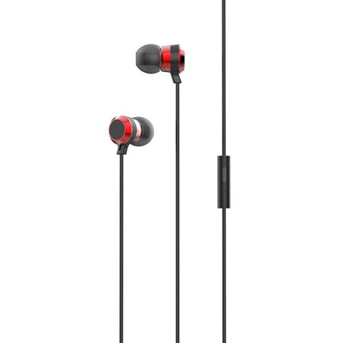 LDNIO HP02 vezetékes fülhallgató, 3,5 mm-es jack csatlakozó (fekete)