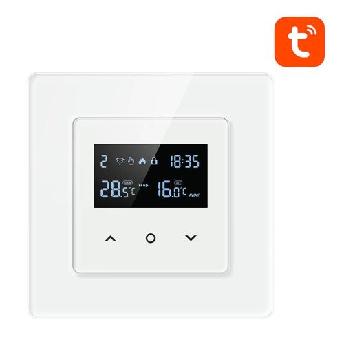 Okos termosztát Avatto WT200-16A-W Elektromos fűtés 16A WiFi TUYA