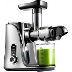 AMZCHEF GM3001-GA lassú gyümölcscentrifuga (szürke)