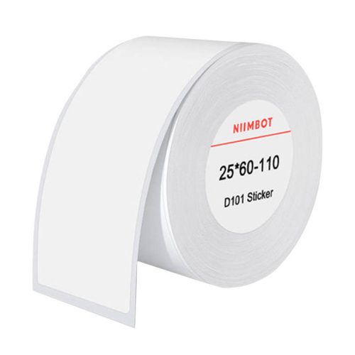 Thermal labels Niimbot stickers 25x60 mm, 110 pcs (fehér)
