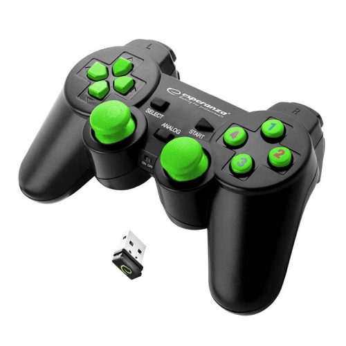 Esperanza EGG108G vezeték nélküli kontroller (fekete-green)