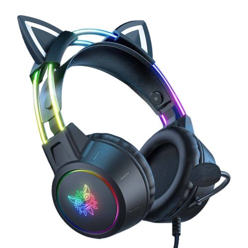 ONIKUMA X15 PRO Gaming headset Cat (fekete)