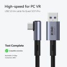 Kiwi Design QL105 5M Link kábel Meta Quest 2-höz (fekete)