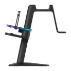 Kiwi Design QC03 RGB függőleges töltőállvány Meta Quest 3/Quest 2/Quest PRO-hoz (fekete)